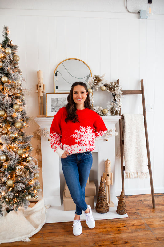 Snowy Alps Sweater